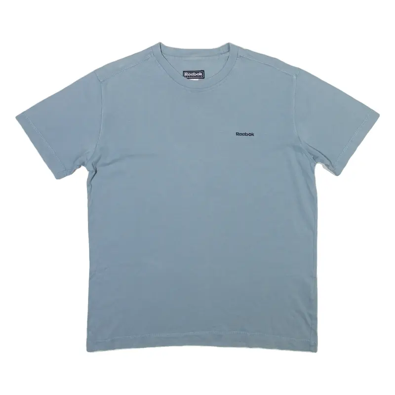 REEBOK Mens T-Shirt Blue S