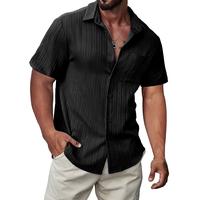 JMIERR Hawaiian Shirt for Men Button Down Short Sleeve Shirts Textured Casual Summer Beach Shirts with Pocket Shortsleeve Men...