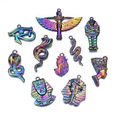 Rainbow Color Alloy Pendants