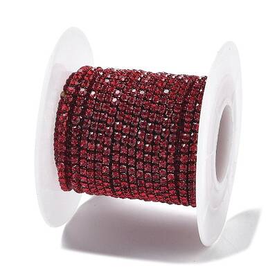 Iron Rhinestone Glass Cup Chain