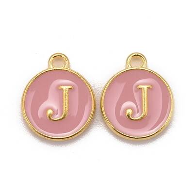 Golden Plated Alloy Enamel Charms