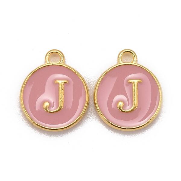 Golden Plated Alloy Enamel Charms