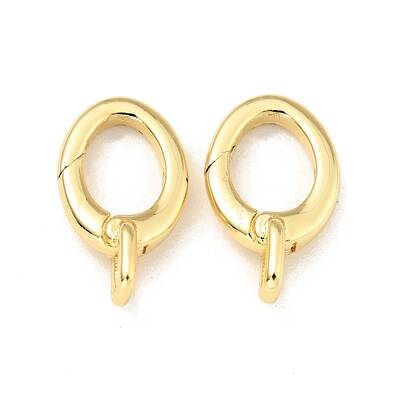 Brass Spring Gate Rings