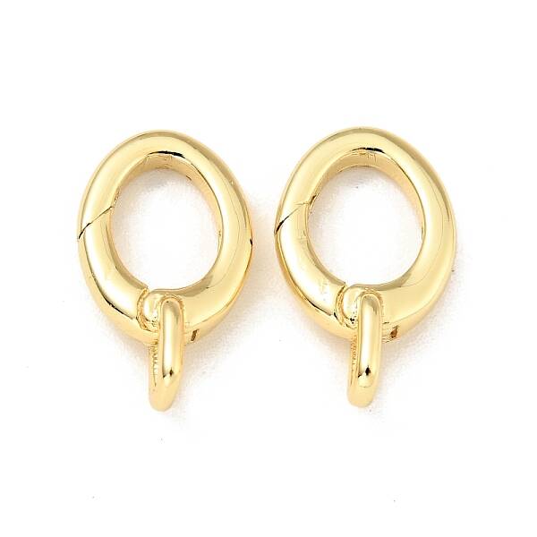 Brass Spring Gate Rings