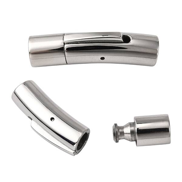 Tarnish Resistant Tube 304 Stainless Steel Bayonet Clasps