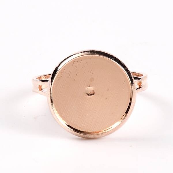 10Pcs Adjustable Brass Finger Rings Components