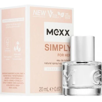 Mexx Simply EDT flacone bottiglia 20ml