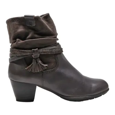 MEDICUS Ankle Boots Black Leather Womens UK 5