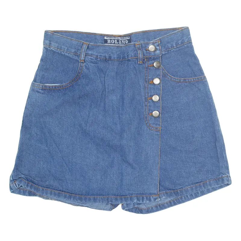 BOLERO Womens Denim Shorts Blue M W28