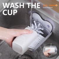 Wash The Cup 213 Grams Stiff Bristles Cleaning Tool - Wash the Cup Artifact with 213 Grams Weight for Effective Cleaning