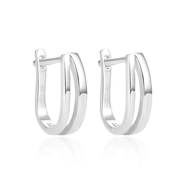 Beneto AGUC1466 Fashion Women's Silver Earrings