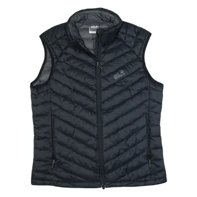 JACK WOLFSKIN Down Insulated Mens Puffer Gilet Black L