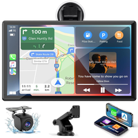 [Srnubi] Portable 7/9 inch Wireless Carplay, With Backup Camera, GPS Navigation, Android auto, Voice assistant, Airplay, Mirr...