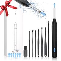Spring Visual Ear Wax Removal Tool, 8pcs/set High-definition Wireless Otoscope with HD Waterproof Ear Camera, Visual Earwax C...