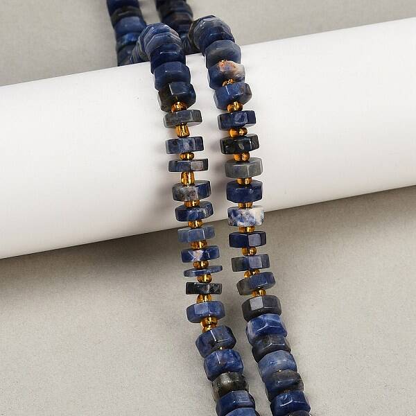 Natural Sodalite Beads Strands
