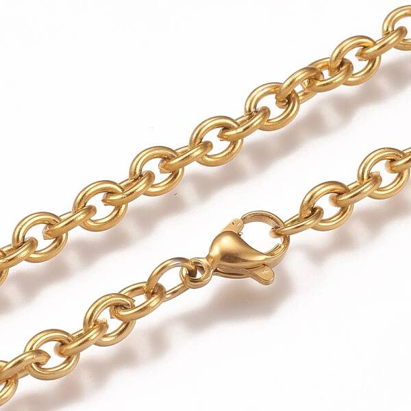 304 Stainless Steel Cable Chain Necklaces