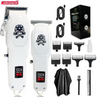 Professional Hair Clippers for Men, Hair Cutting Kit T-blade Trimmer Combo, 1 Set Rechargeable Electric Hair Trimmer & Access...