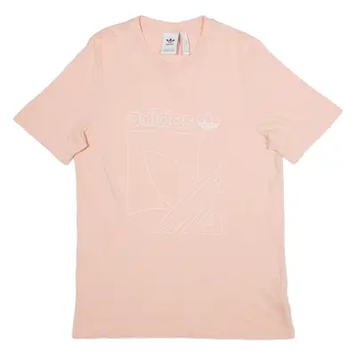 ADIDAS Mens T-Shirt Pink M