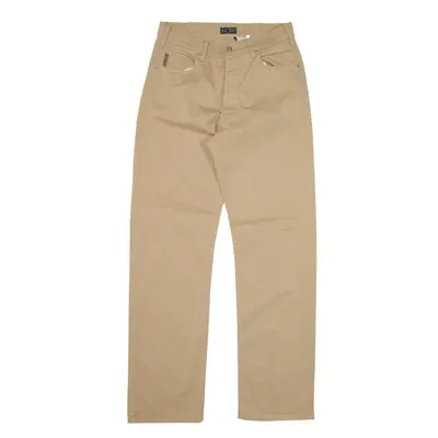 ARMANI Chino Trousers Beige Regular Straight Mens W32 L32