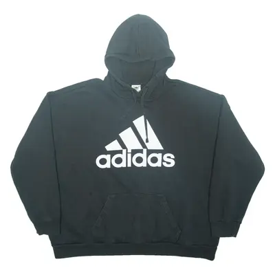 ADIDAS Womens Black Hoodie 2XL