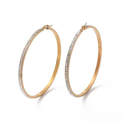 304 Stainless Steel Hoop Earrings