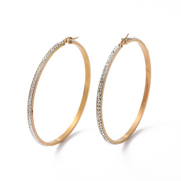 304 Stainless Steel Hoop Earrings