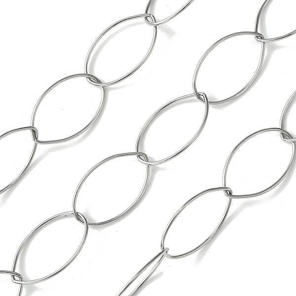 Tarnish Resistant 304 Stainless Steel Oval Link Chains