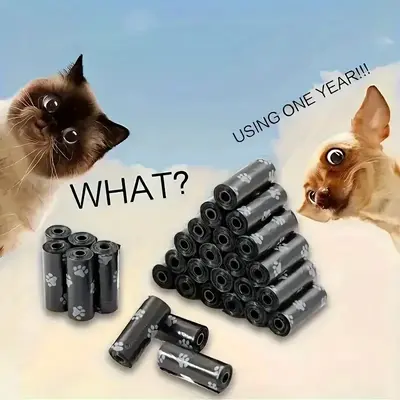 Christmas good news for pet owners! 🎁 150 leak-proof, easy-tear poop bags, no more worrying about dirty hands! Leak-proof,...