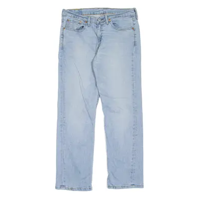 LEVI'S 514 Jeans Mens Blue Slim Straight Stone Wash W32 L29