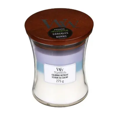 Woodwick Medium Trilogy Calming Retreat Scented Candle 275 g