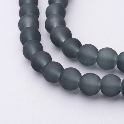 Transparent Glass Bead Strands