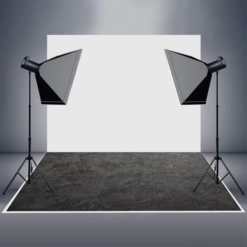 Retro Abstract Black Grey Pattern Rubber Floor Mat - Aperturee