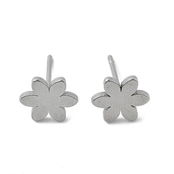 Tarnish Resistant Unisex 304 Stainless Steel Stud Earrings