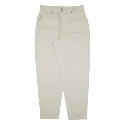 H.I.S Womens Trousers Beige Relaxed Tapered W34 L30