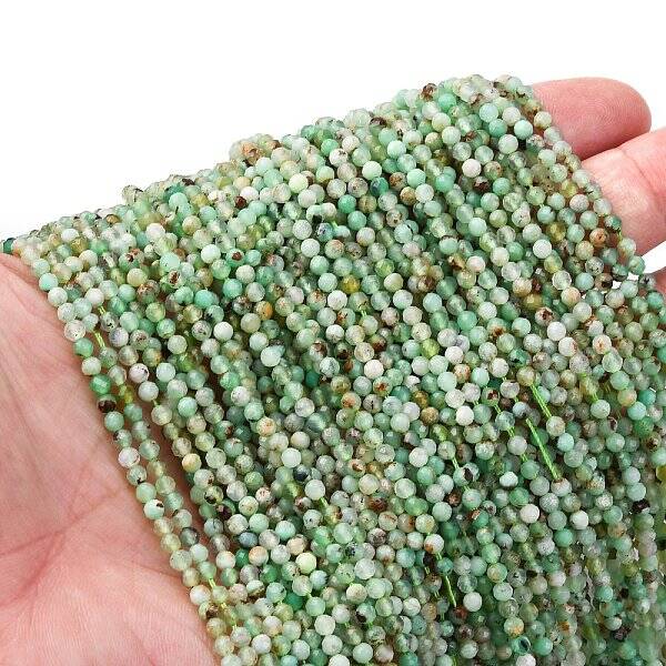 Natural Chrysoprase Beads Strands