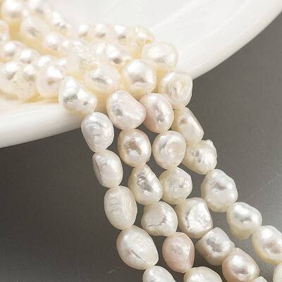 Natural Cultured Freshwater Pearl Beads Strands