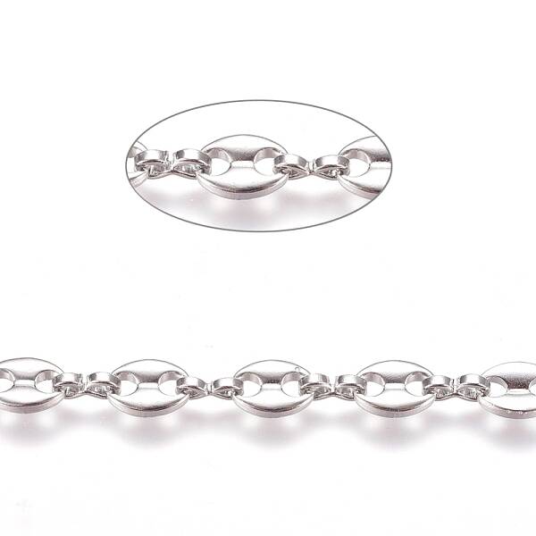 Non-Tarnish 3.28 Feet 304 Stainless Steel Coffee Bean Chains