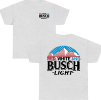 Red, White And Busch Light T-Shirt, Vintage American Beer Graphic, Classic Tee for Beer Lovers, Unisex Style For Men And Wome...