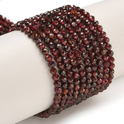 Natural Garnet Beads Strands