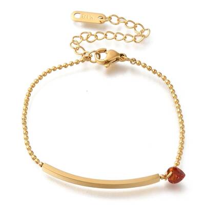 Ion Plating(IP) 304 Stainless Steel Ball Chain Bracelets