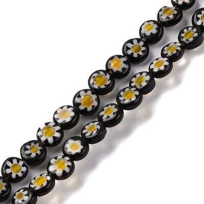 Handmade Millefiori Lampwork Beads Strands