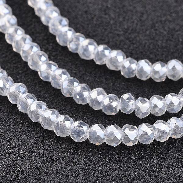 Electroplate Glass Bead Strands