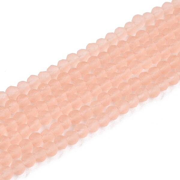 Transparent Glass Beads Strands