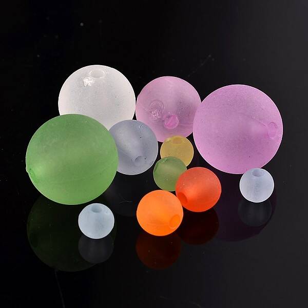 Transparent Acrylic Beads
