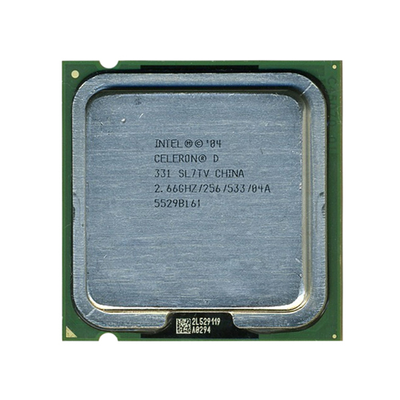 222-1076 Dell 2.66GHz 533MHz FSB 256KB L2 Cache Socket LGA775 Intel Celeron D 331 Single-Core Processor