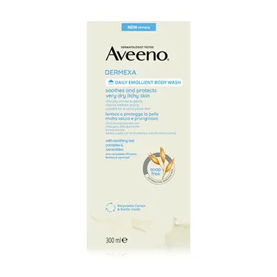 Aveeno Dermexa Bagnodoccia Emolliente Quotidiano 300 Ml