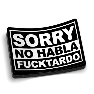 F*cktardo 5 Inch Decal