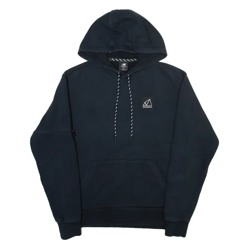 NEW BALANCE Mens Blue Hoodie S
