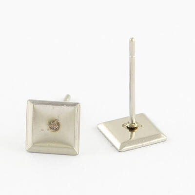 Tarnish Resistant 304 Stainless Steel Stud Earring Settings
