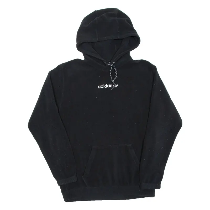ADIDAS Womens Black Hoodie Pullover M
